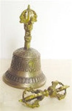 Tibetan Bell and Dorje Set - 5-prong