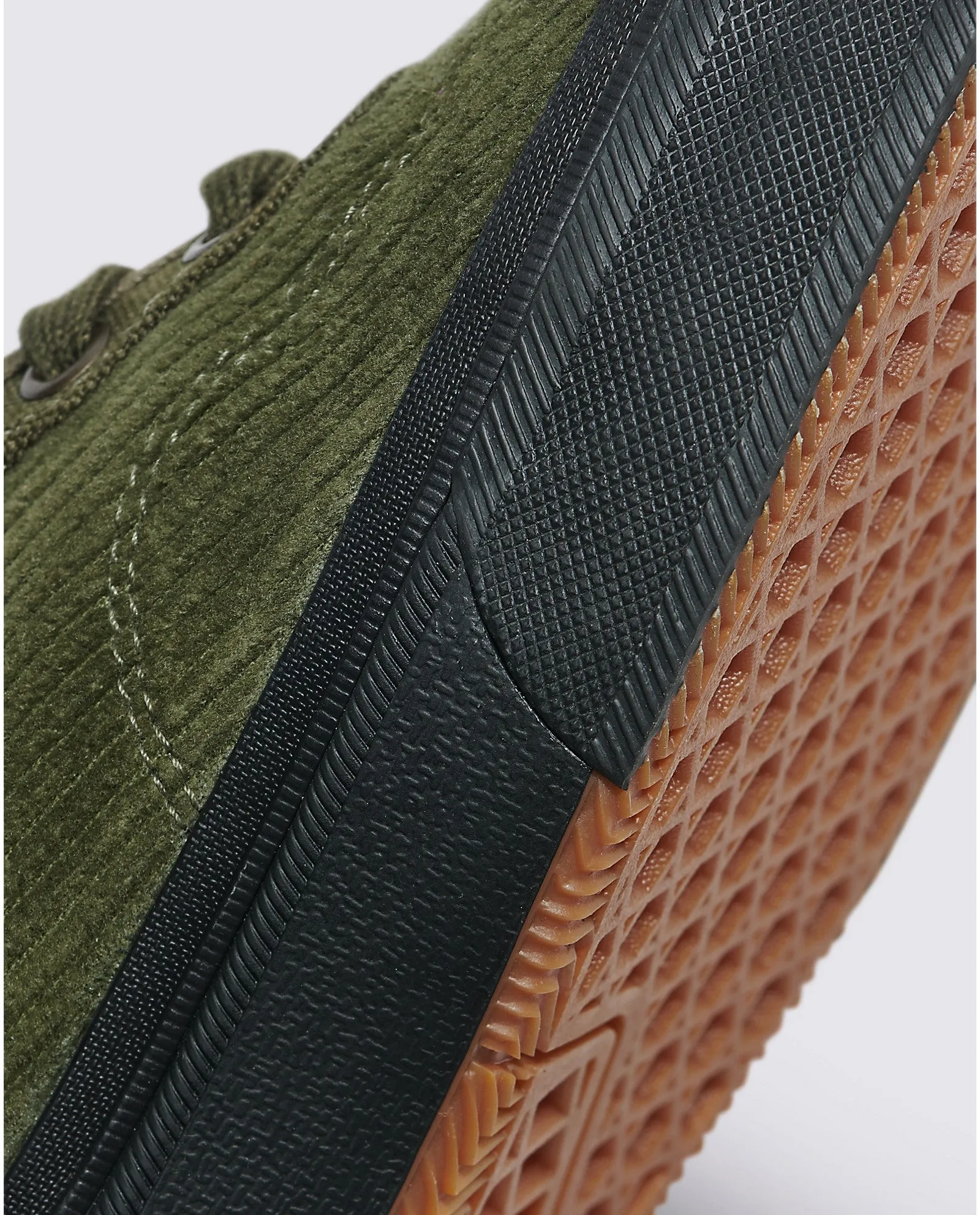 Vans Crockett High Decon Corduroy Skateboard Shoe - Olive/Black