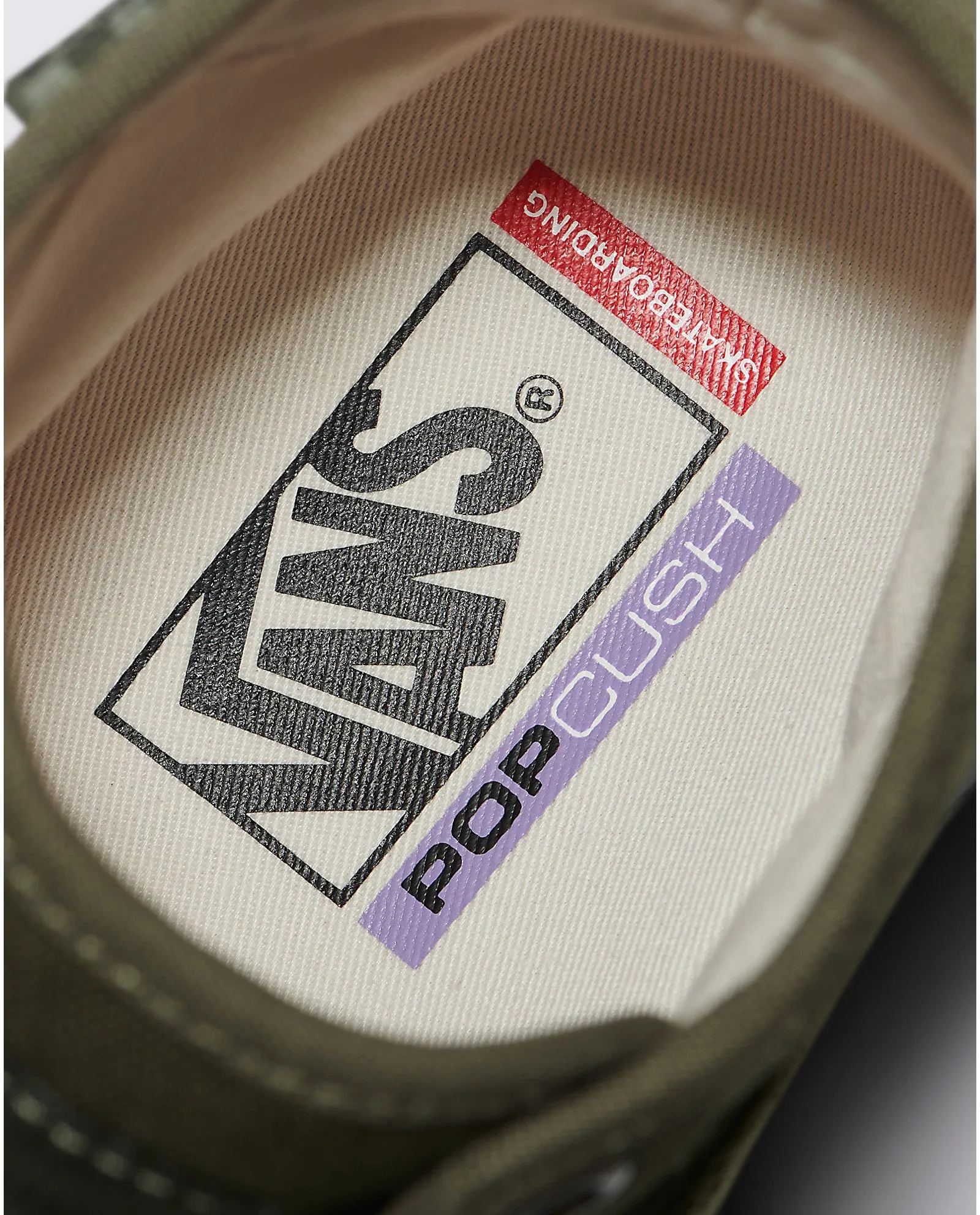 Vans Crockett High Decon Corduroy Skateboard Shoe - Olive/Black