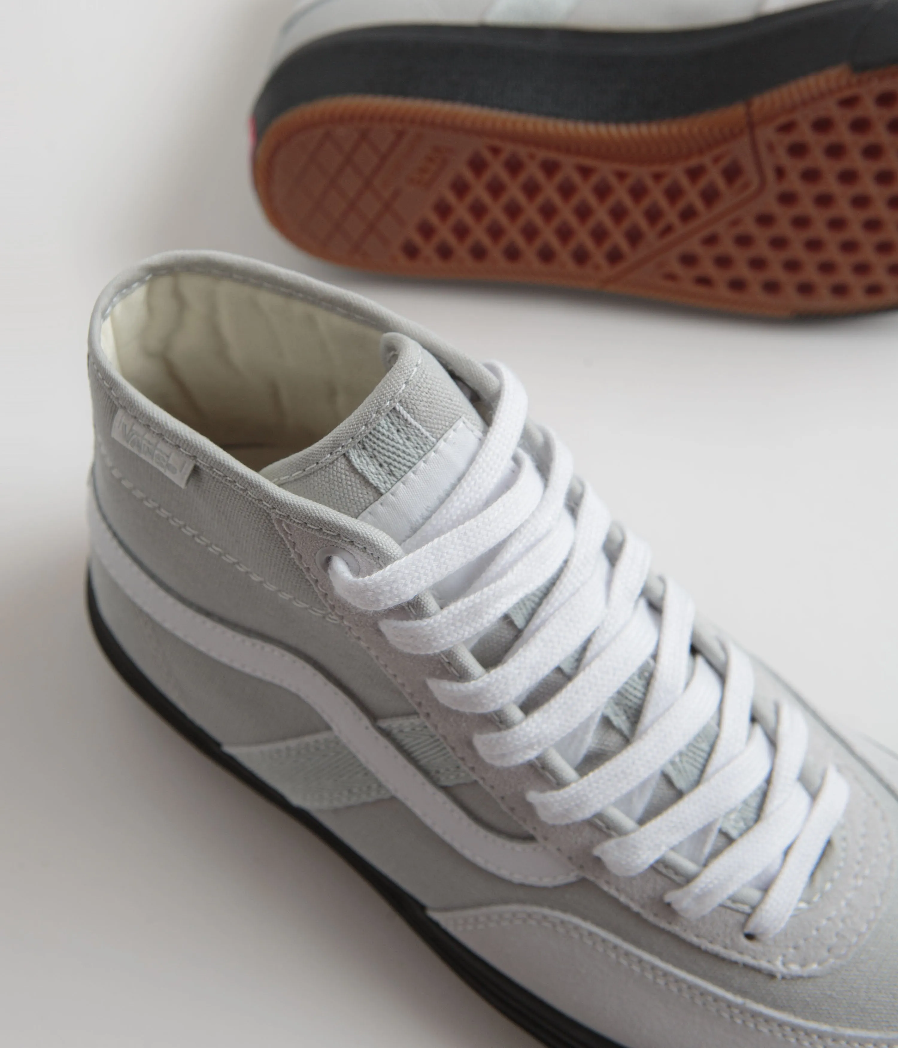 Vans Crockett High Shoes - Light Grey / Black