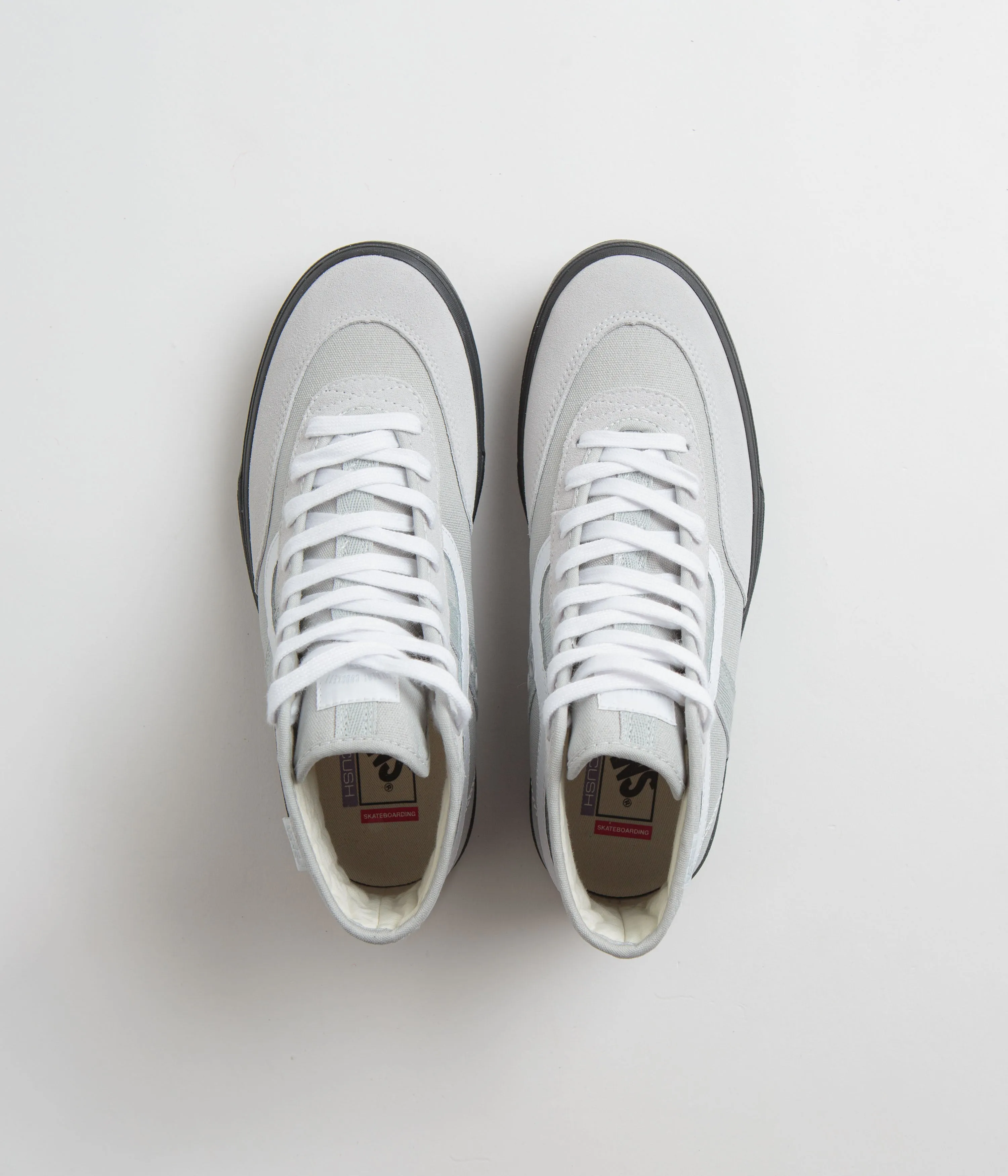Vans Crockett High Shoes - Light Grey / Black