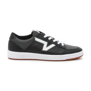 Vans Soland Skateboard Shoe -(Tumble)Black/Asphalt/White