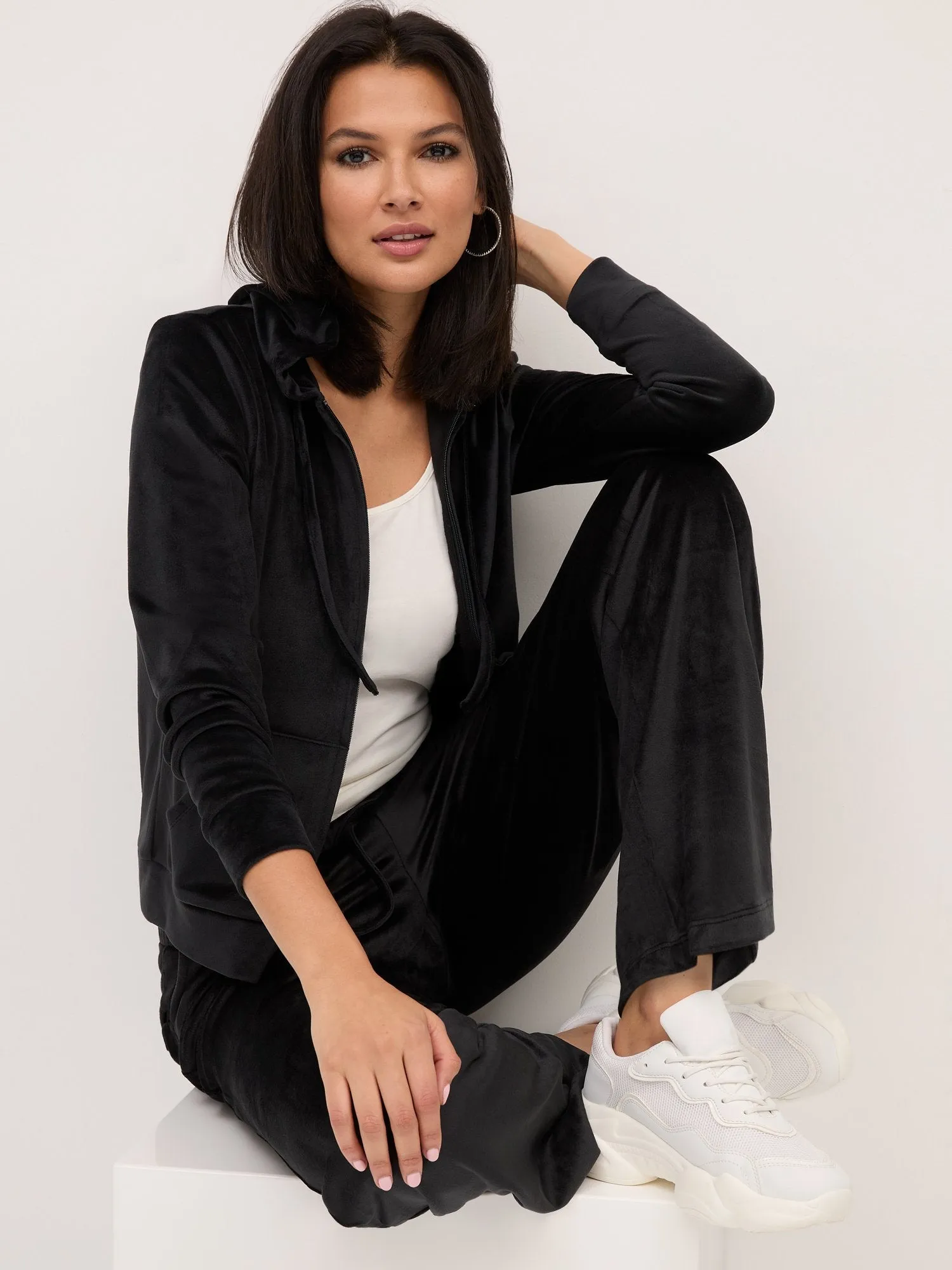 Velour Straight-Leg Pant - Dreamy Velour Collection