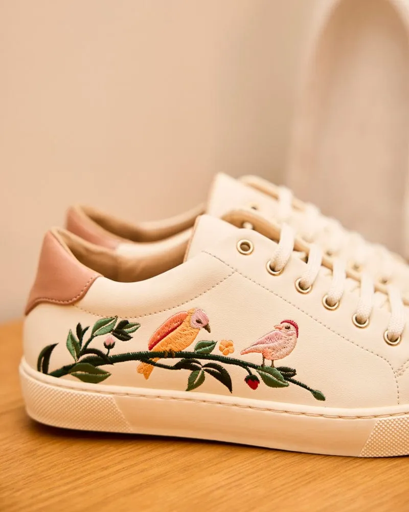 Virevolte Recycled Grain Leather Vegan Sneakers | Silence