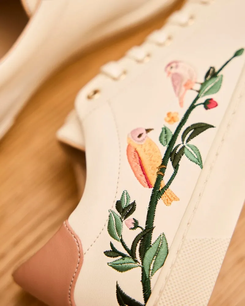 Virevolte Recycled Grain Leather Vegan Sneakers | Silence