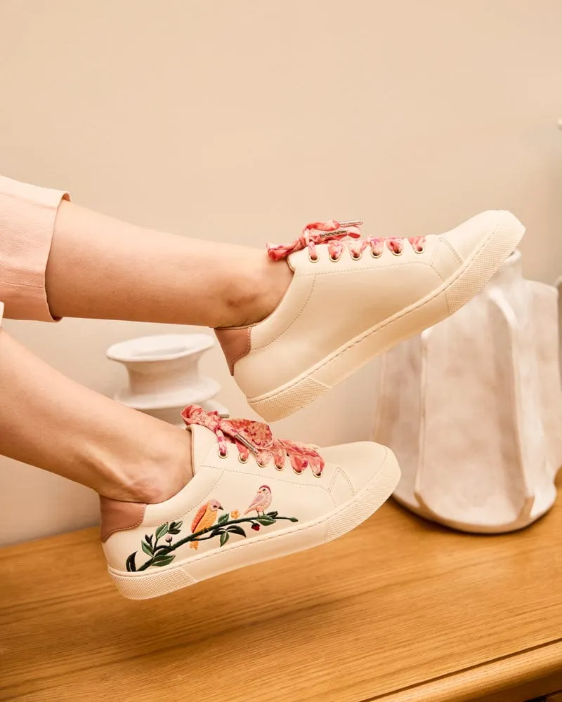 Virevolte Recycled Grain Leather Vegan Sneakers | Silence