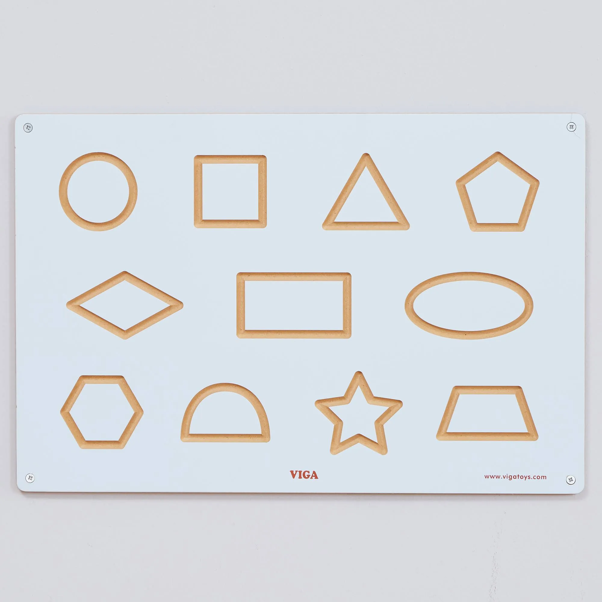 Wall Mounted Activity: Writing Board - Shapes