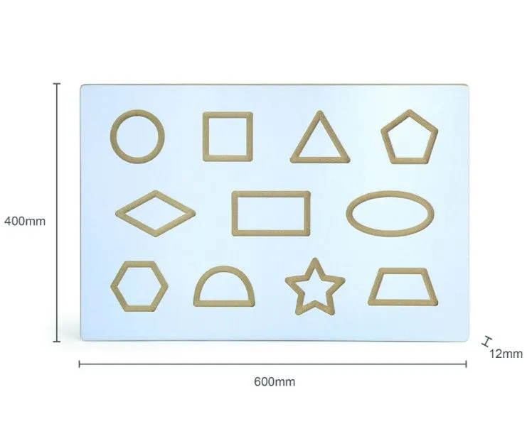 Wall Mounted Activity: Writing Board - Shapes