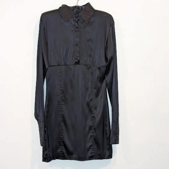 Wayne Cooper Silk Black Dress