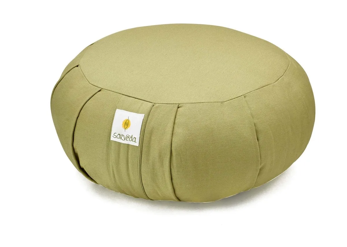 Zafu Cushion for Meditation and Yoga Practise made from Organic Cotton | Round