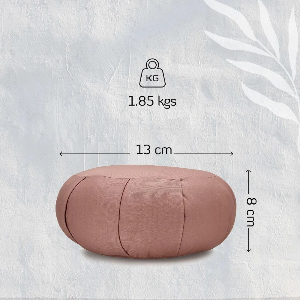 Zafu Cushion for Meditation and Yoga Practise made from Organic Cotton | Round